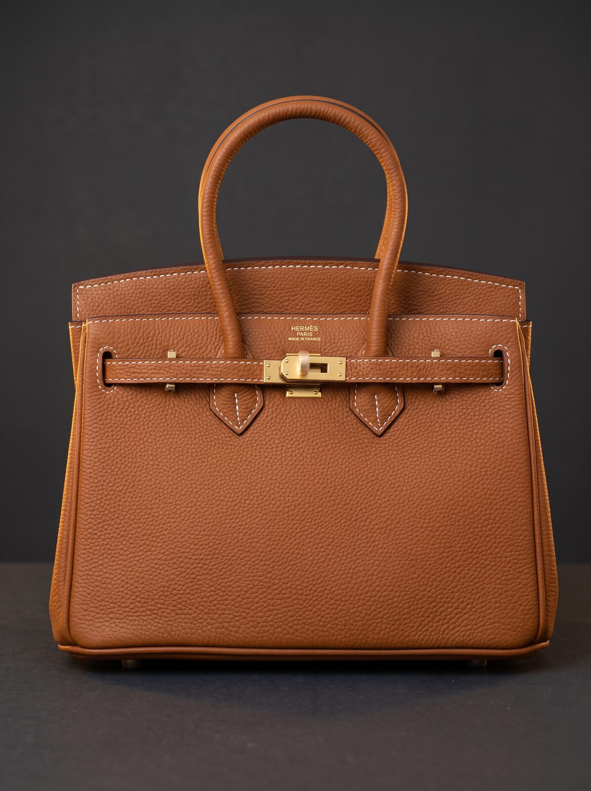 SAC HERMES MARRON MIRROR QUALITY 100% CUIR