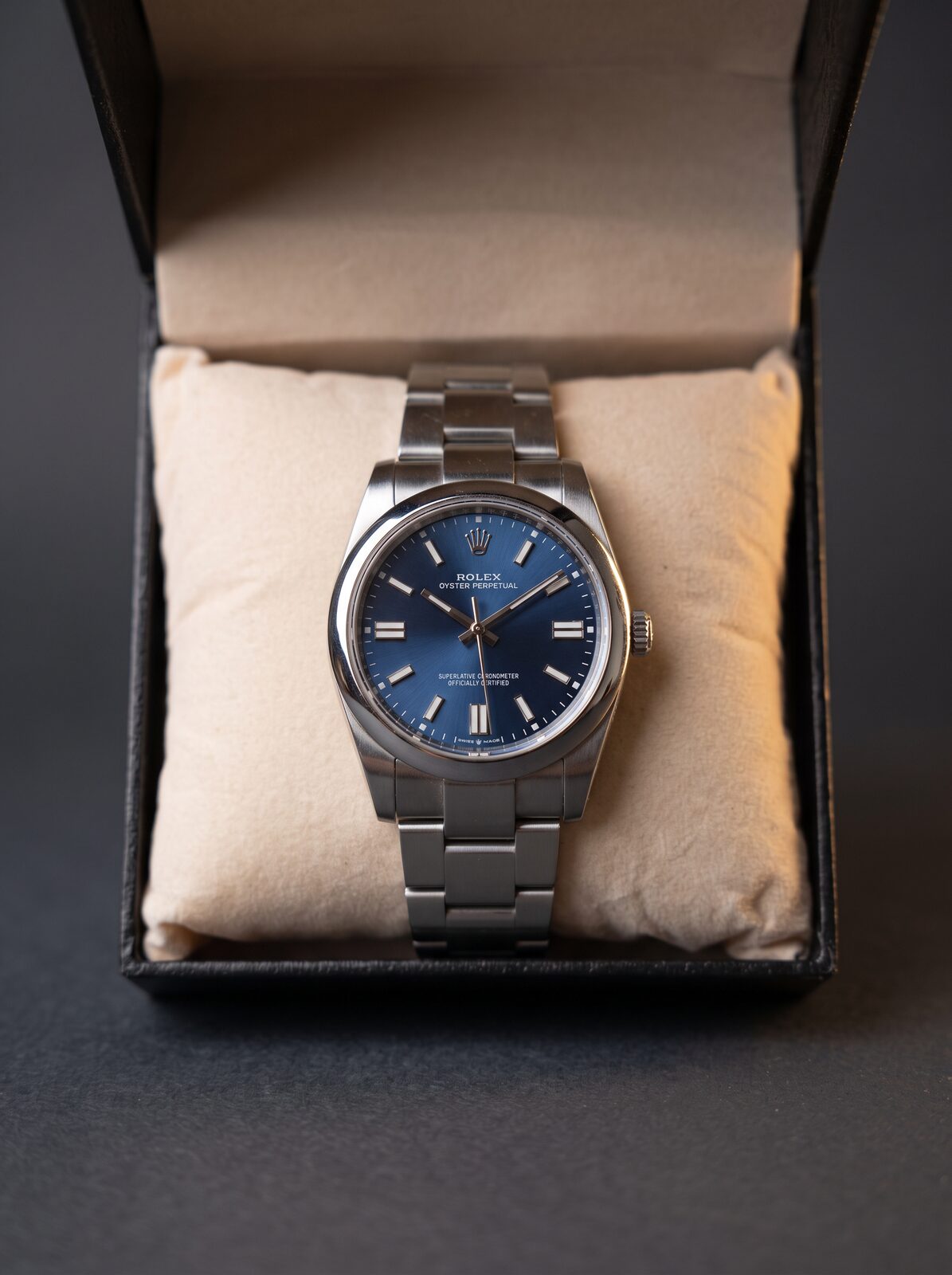 ROLEX 36MM HOMMES BOITE SIMPLE