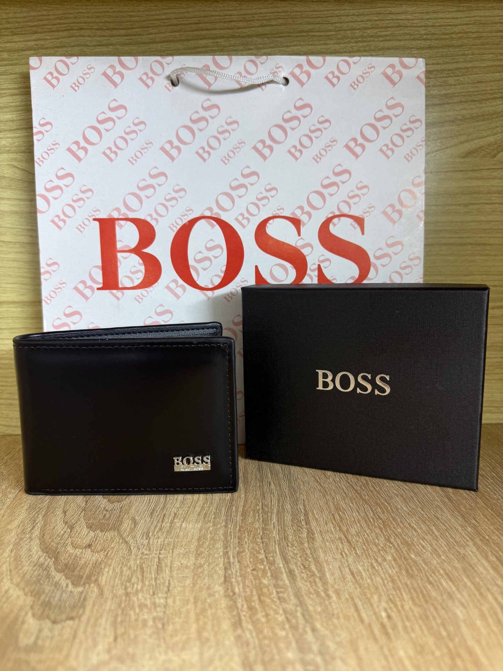 PORTE MONNAIE BOSS HOMMES 1 AVEC SACHET