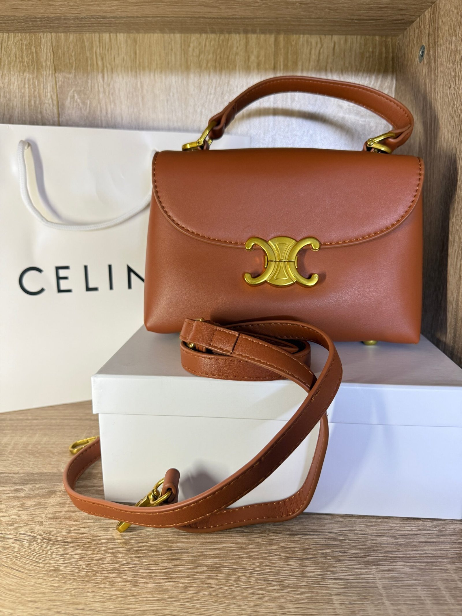 SAC CELINE MARRON TAILLE S MASTER QUALITÉ