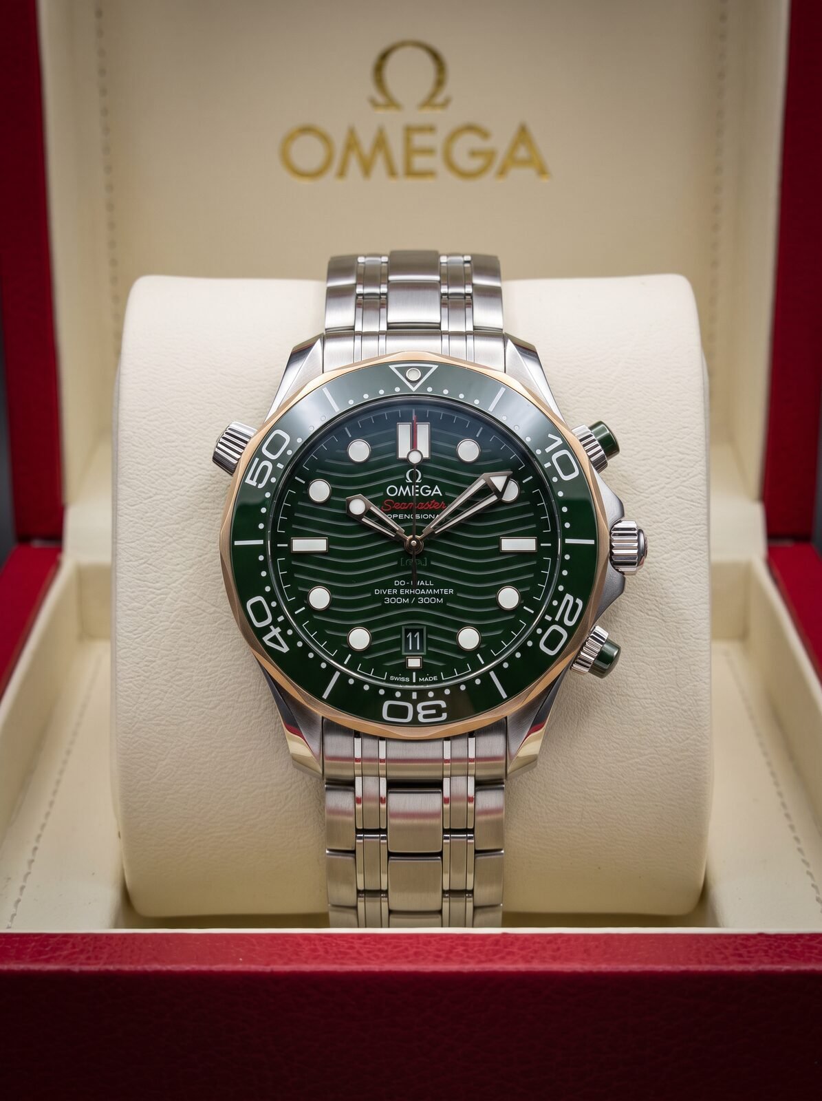 OMEGA MASTER QUALITÉ AUTOMATIQUE VERT