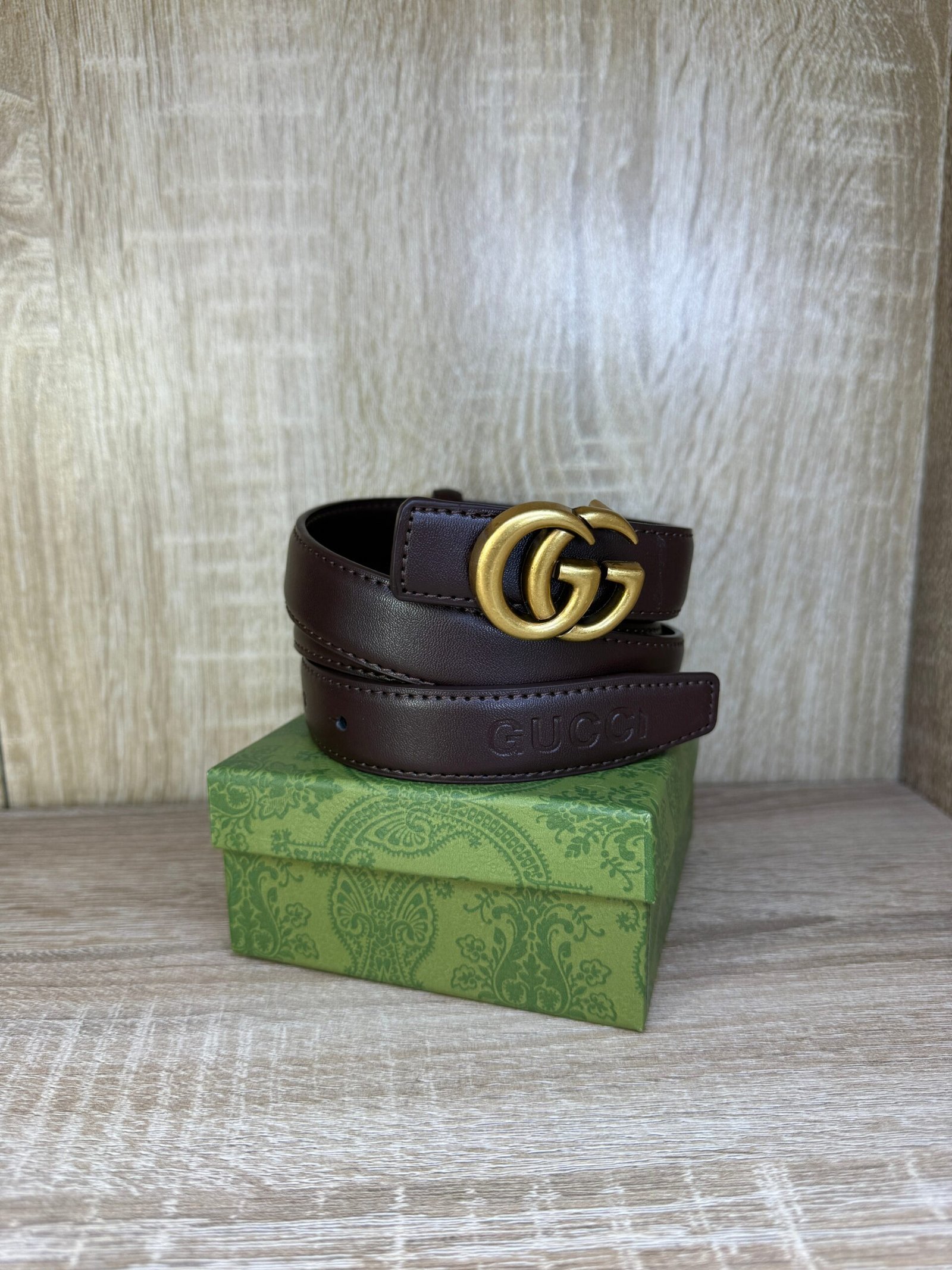 CEINTURE FEMMES GUCCI MARRON